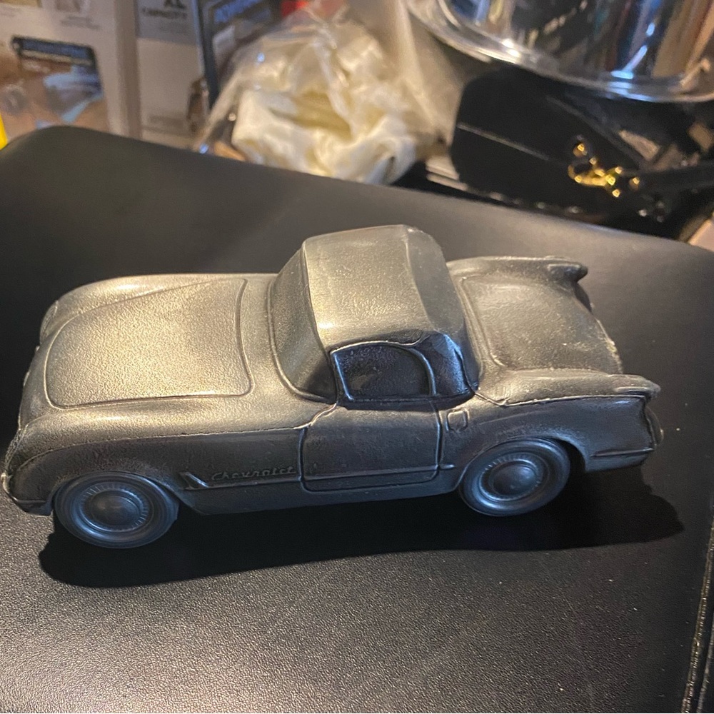 Vintage Banthrico Classic Automobile 1953 Chevy Die Cast Metal Coin Bank!